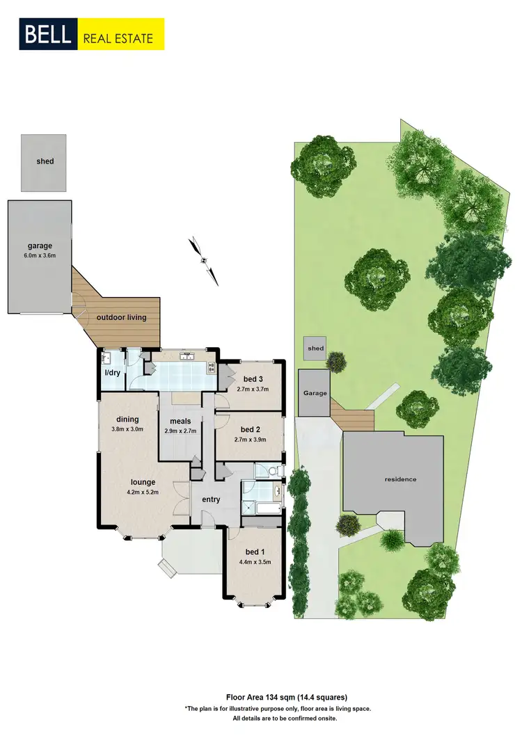 Floorplan of Homely house listing, 3 Godber Court, Upwey VIC 3158