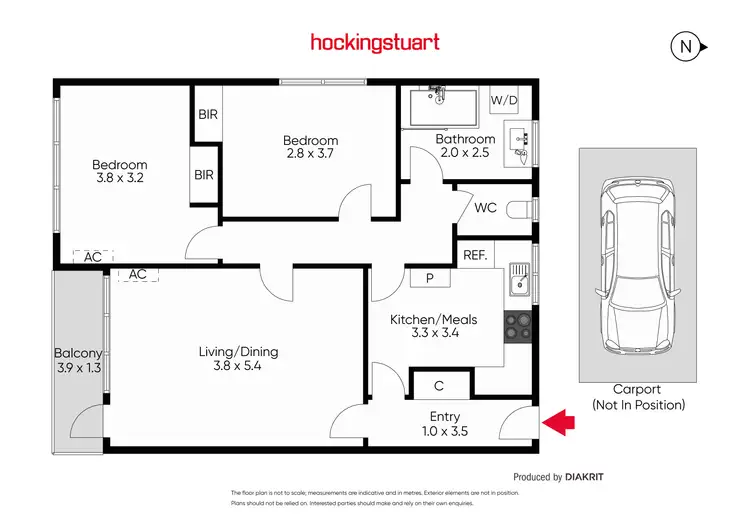 Floorplan of Homely unit listing, 5/1529 Malvern Road, Glen Iris VIC 3146