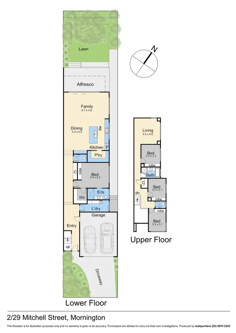 Floorplan of Homely townhouse listing, 2/29 Mitchell Street, Mornington VIC 3931