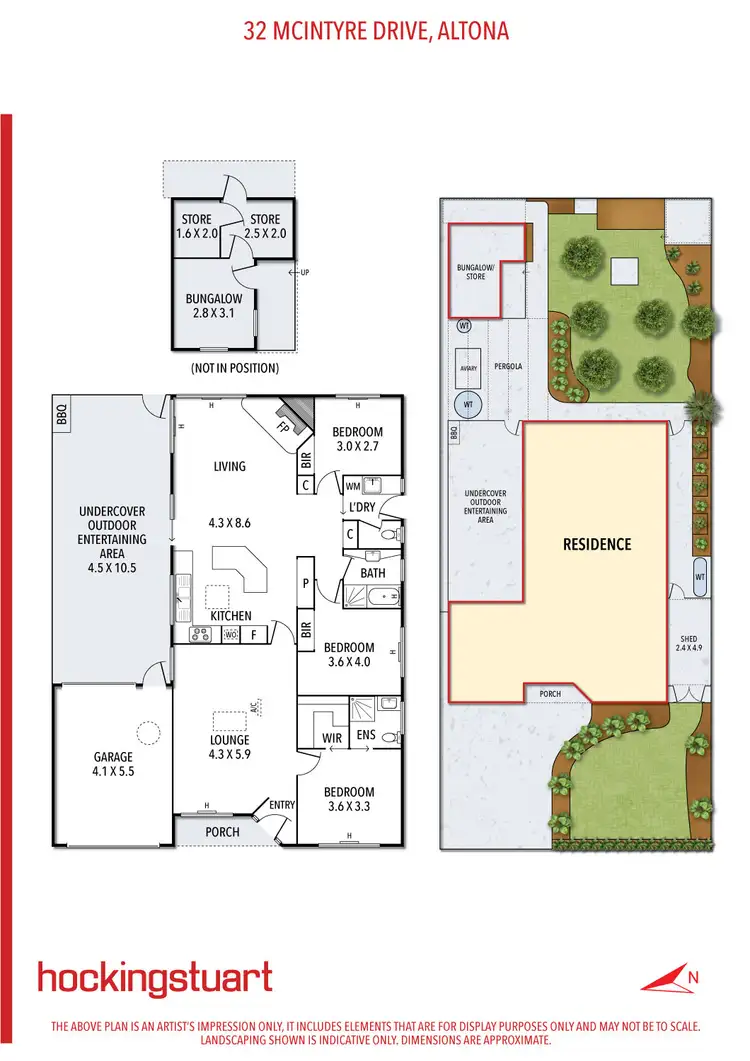 Floorplan of Homely house listing, 32 McIntyre Drive, Altona VIC 3018