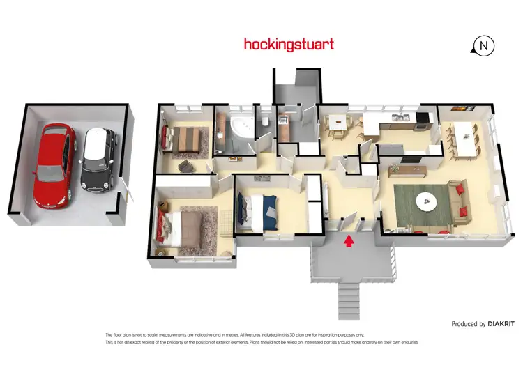 Floorplan of Homely house listing, 187 Karingal Drive, Frankston VIC 3199