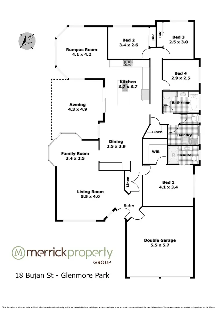 Floorplan of Homely house listing, 18 Bujan Street, Glenmore Park NSW 2745