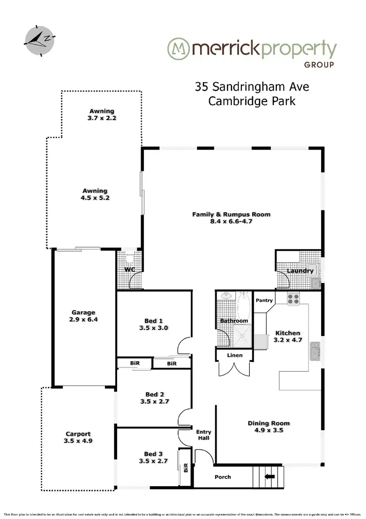 Floorplan of Homely house listing, 35 Sandringham Avenue, Cambridge Park NSW 2747