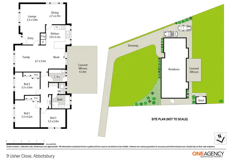Floorplan of Homely house listing, 9 Usher Close, Abbotsbury NSW 2176