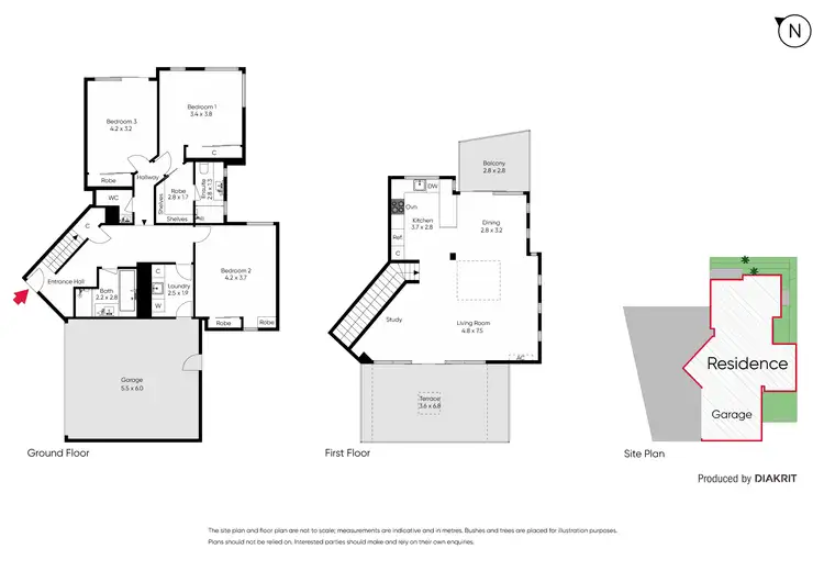 Floorplan of Homely townhouse listing, 2/50 Magdala Avenue, Strathmore VIC 3041