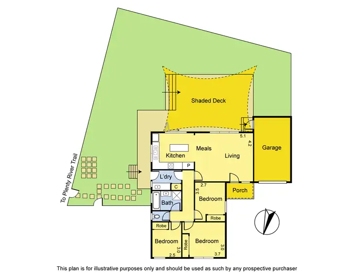Floorplan of Homely unit listing, 4/8 Ulmara Place, Greensborough VIC 3088