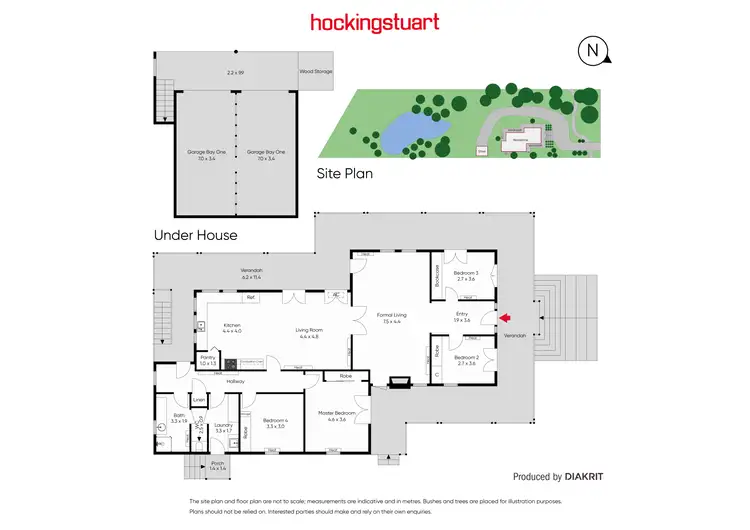 Floorplan of Homely house listing, 570 Porcupine Ridge Road, Porcupine Ridge VIC 3461