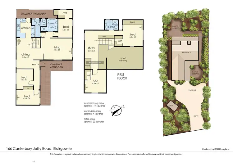 Floorplan of Homely house listing, 166 Canterbury Jetty Road, Blairgowrie VIC 3942