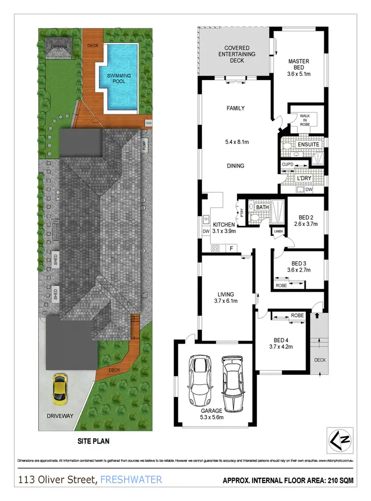 Floorplan of Homely house listing, 113 Oliver Street, Freshwater NSW 2096