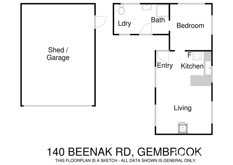 Floorplan of Homely house listing, 140 Beenak Road, Gembrook VIC 3783