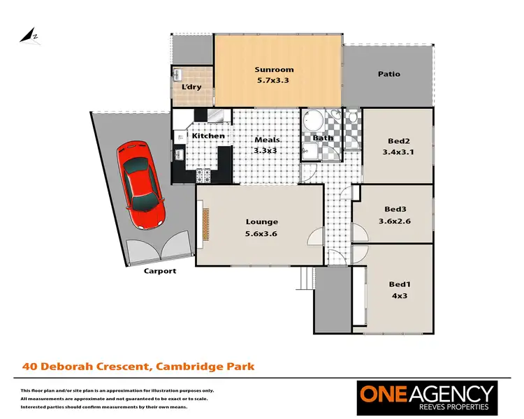 Floorplan of Homely house listing, 40 Deborah Crescent, Cambridge Park NSW 2747