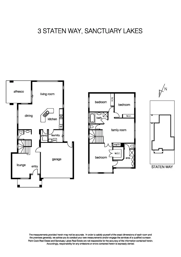 Floorplan of Homely house listing, 3 Staten Way, Sanctuary Lakes VIC 3030