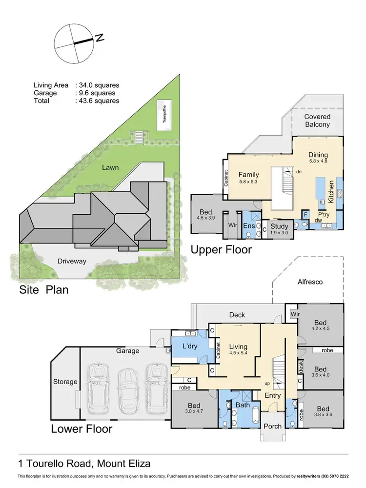 Floorplan of Homely house listing, 1 Tourello Road, Mount Eliza VIC 3930