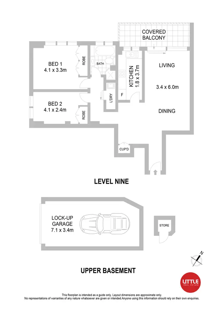 Floorplan of Homely apartment listing, 906/4 Francis Road, Artarmon NSW 2064