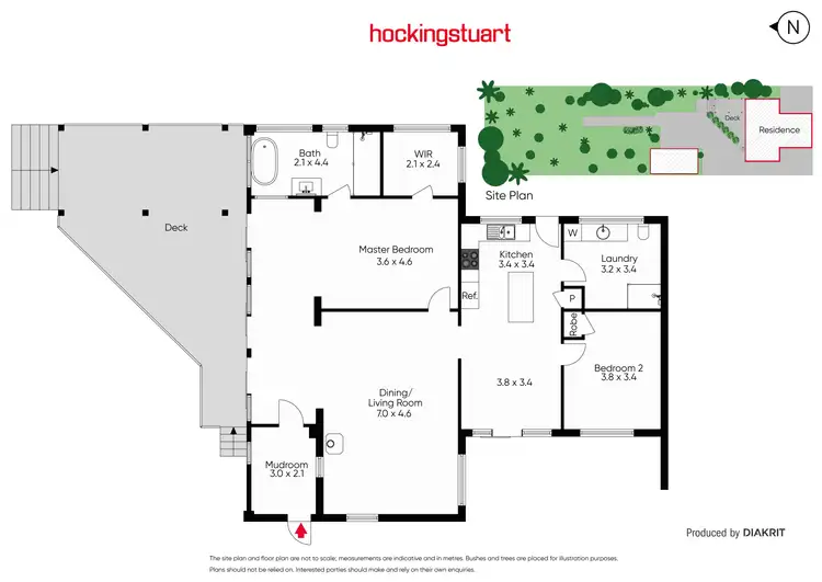 Floorplan of Homely house listing, 7 Rosella Lane, Daylesford VIC 3460