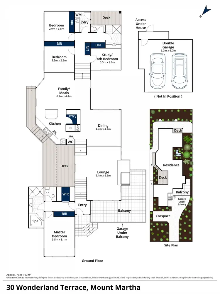 Floorplan of Homely house listing, 30 Wonderland Terrace, Mount Martha VIC 3934
