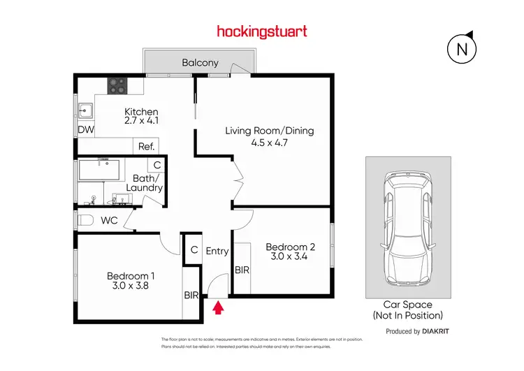 Floorplan of Homely apartment listing, 3/19 Avoca Avenue, Elwood VIC 3184