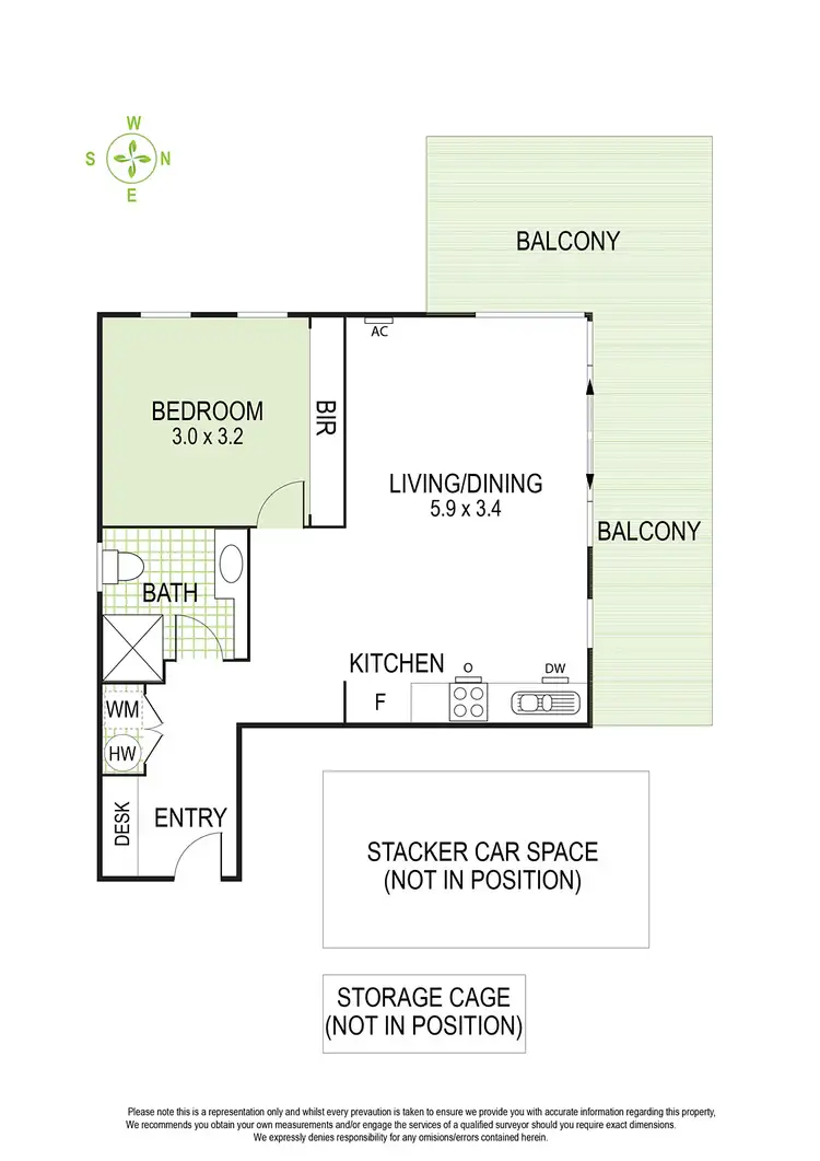 Floorplan of Homely apartment listing, 202/286 Hawthorn Road, Caulfield VIC 3162