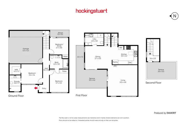 Floorplan of Homely townhouse listing, 41 Blanche Street, St Kilda VIC 3182