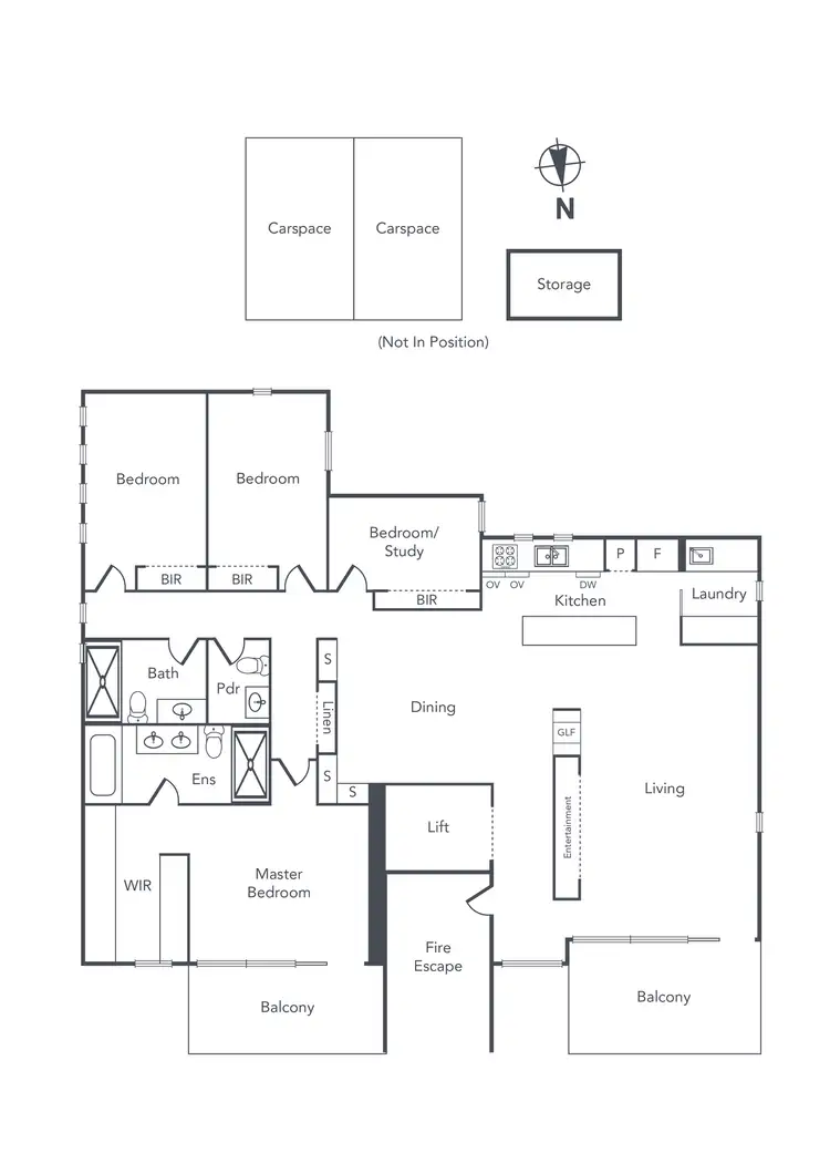 Floorplan of Homely apartment listing, 201/636 Malvern Road, Prahran VIC 3181