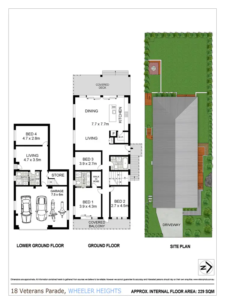 Floorplan of Homely house listing, 18 Veterans Parade, Wheeler Heights NSW 2097