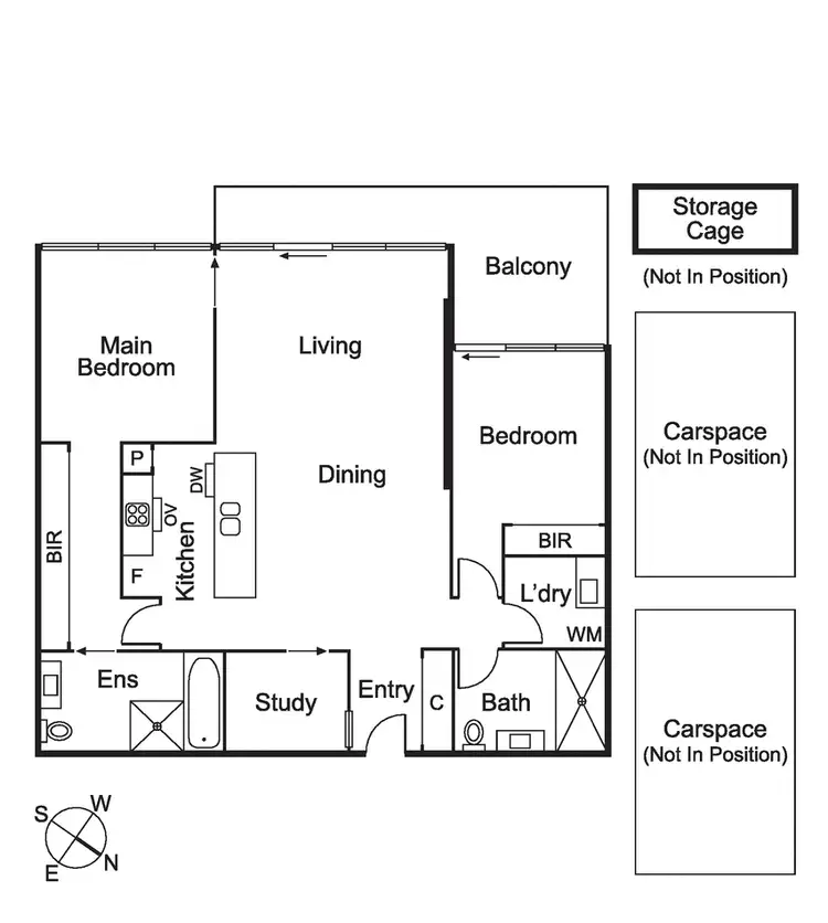 Floorplan of Homely apartment listing, 703/770A Toorak Road, Glen Iris VIC 3146
