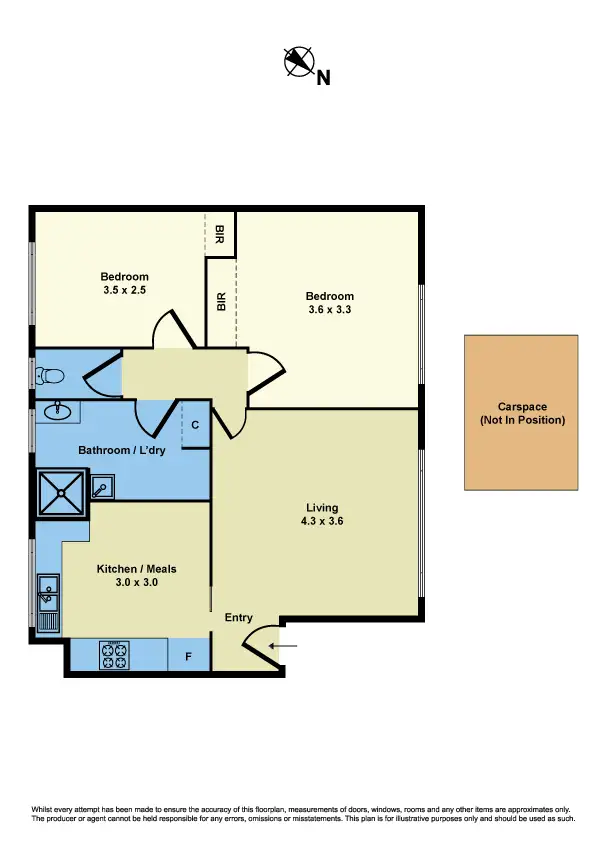 Floorplan of Homely unit listing, 2/65 Melbourne Road, Williamstown VIC 3016