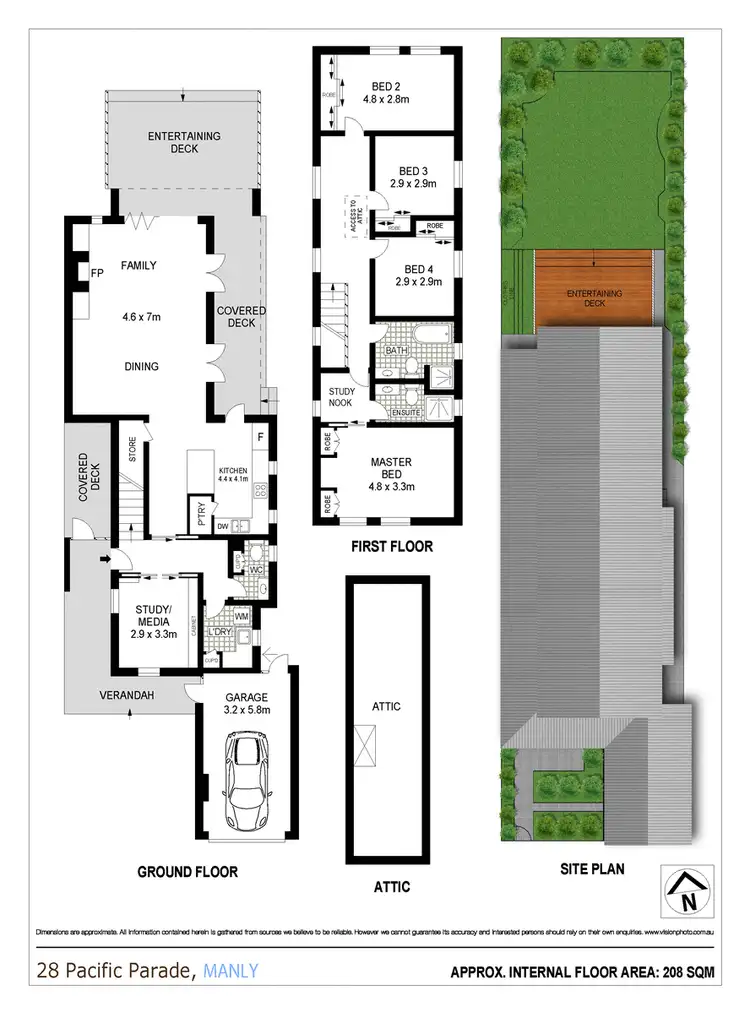 Floorplan of Homely house listing, 28 Pacific Parade, Manly NSW 2095