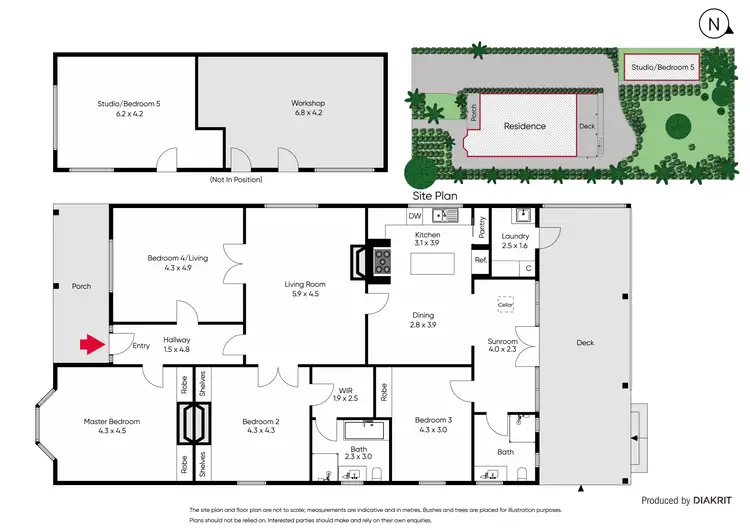 Floorplan of Homely house listing, 41 Hill Street, Daylesford VIC 3460