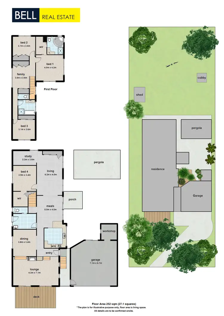 Floorplan of Homely house listing, 43 Thompson Road, Upwey VIC 3158