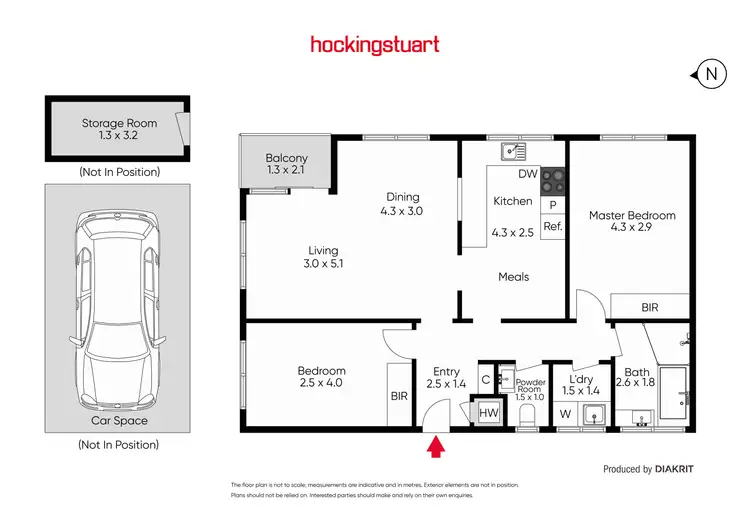 Floorplan of Homely apartment listing, 1/28 St Georges Road, Armadale VIC 3143