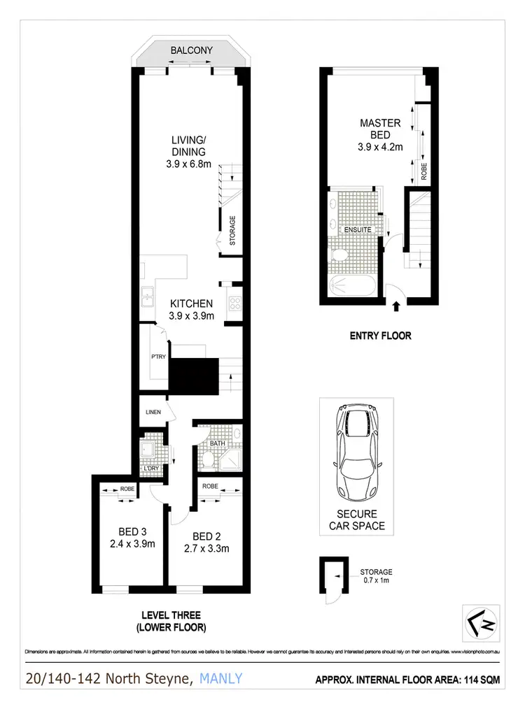 Floorplan of Homely apartment listing, 20/140-142 North Steyne, Manly NSW 2095
