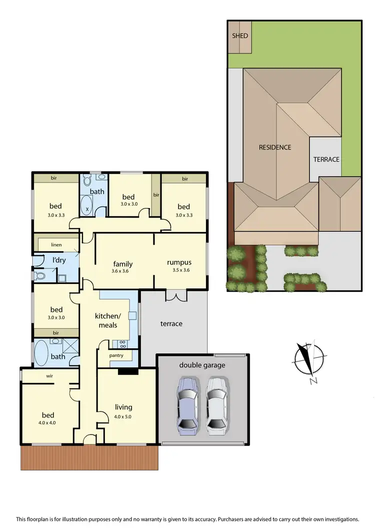 Floorplan of Homely house listing, 7 Park Lane, Somerville VIC 3912