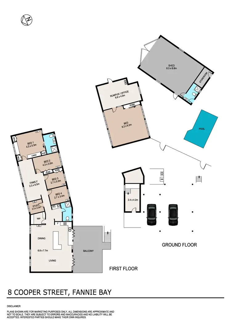 Floorplan of Homely house listing, 8 Cooper Street, Fannie Bay NT 820