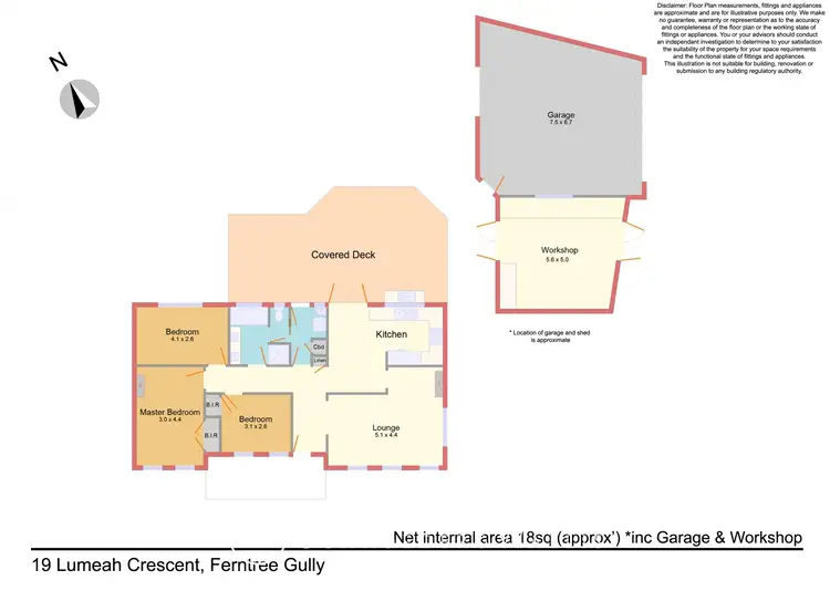 Floorplan of Homely house listing, 19 Lumeah Crescent, Ferntree Gully VIC 3156