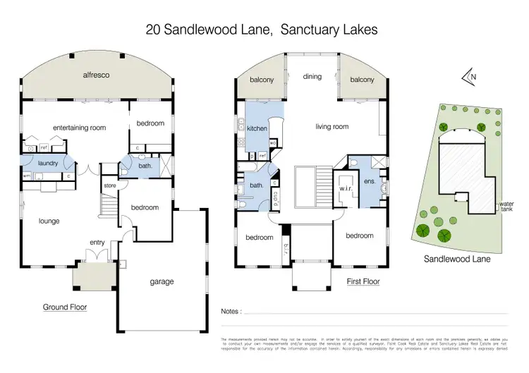 Floorplan of Homely house listing, 20 Sandlewood Lane, Sanctuary Lakes VIC 3030
