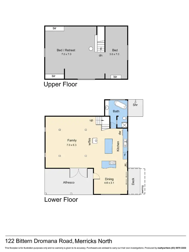 Floorplan of Homely rural property listing, 122 Bittern Dromana Road, Merricks North VIC 3926