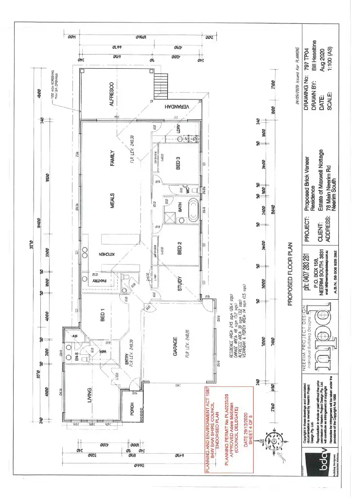 Floorplan of Homely land listing, 78 Main Neerim Road, Neerim South VIC 3831