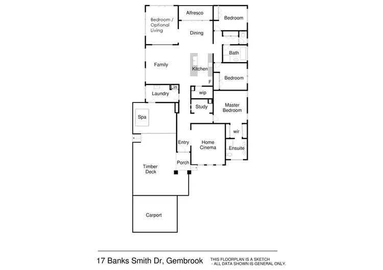 Floorplan of Homely house listing, 17 Banks Smith Drive, Gembrook VIC 3783