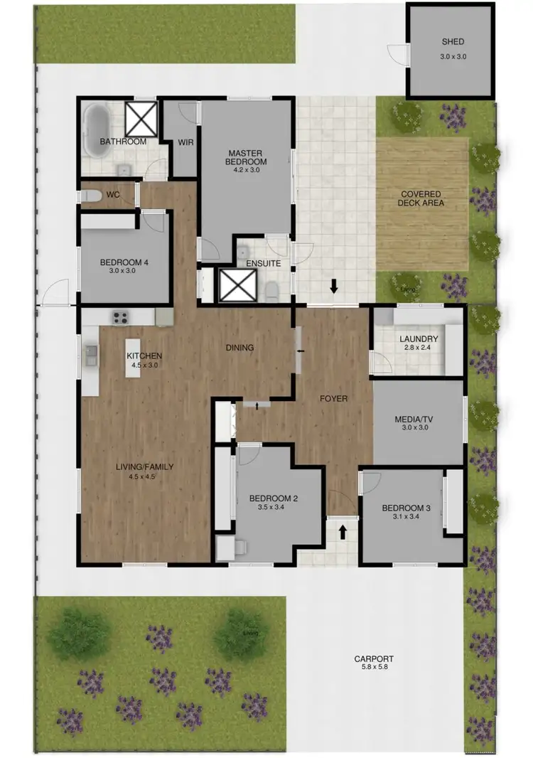 Floorplan of Homely house listing, 90 Hendry Street, Tewantin QLD 4565