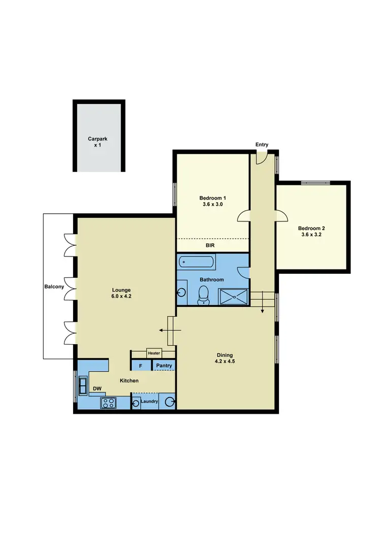 Floorplan of Homely apartment listing, 3/50 Fitzroy Street, St Kilda VIC 3182