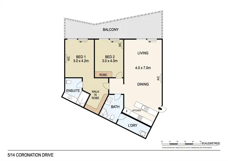 Floorplan of Homely unit listing, 5/14 Coronation Drive, Stuart Park NT 820