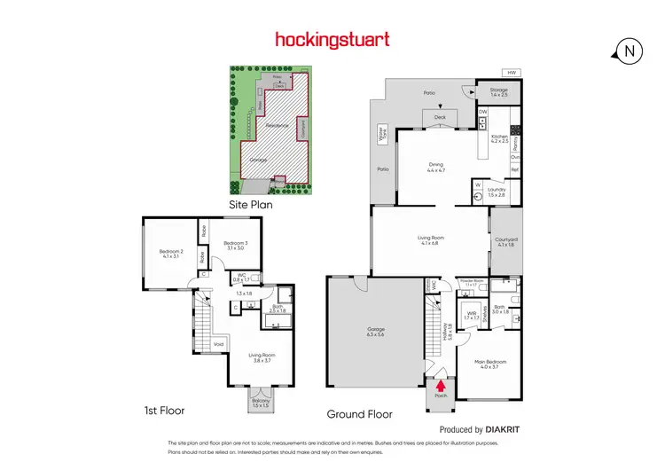 Floorplan of Homely townhouse listing, 31 Collingwood Street, Sandringham VIC 3191