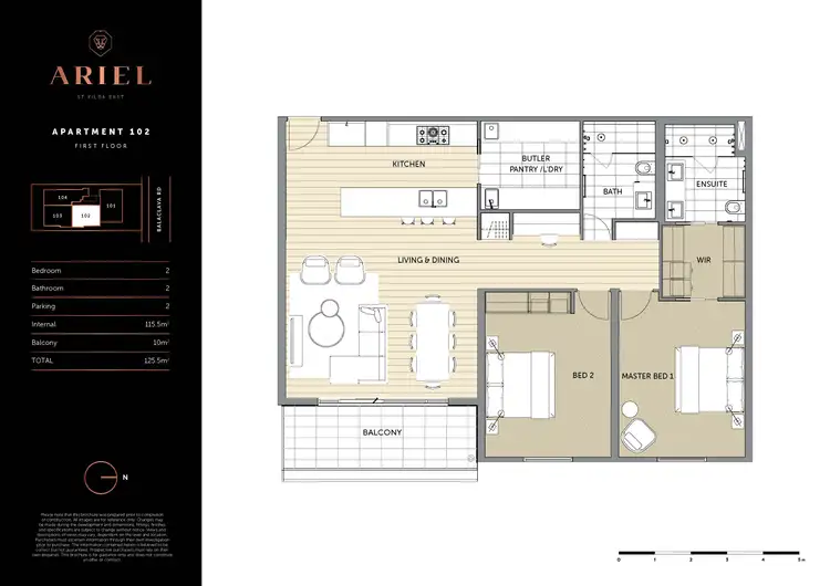 Floorplan of Homely apartment listing, G05/43 Balaclava Road, St Kilda East VIC 3183