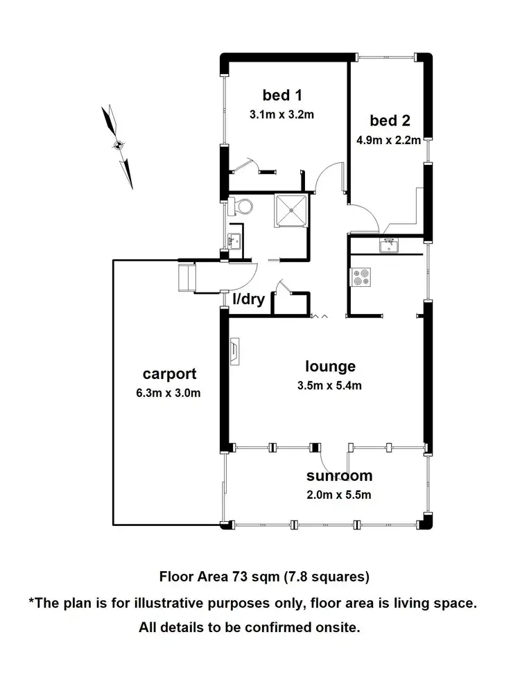 Floorplan of Homely house listing, 2 Vera Court, Millgrove VIC 3799