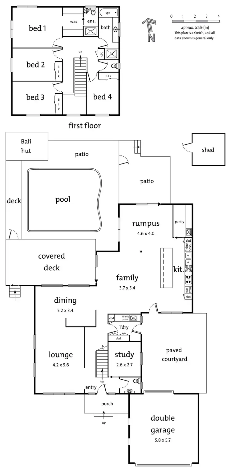 Floorplan of Homely house listing, 42 Rathmullen Quad, Doncaster VIC 3108