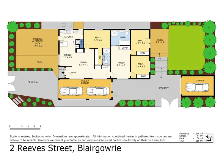 Floorplan of Homely house listing, 2 Reeves Street, Blairgowrie VIC 3942