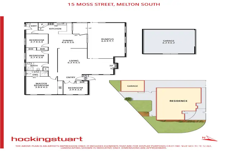 Floorplan of Homely house listing, 15 Moss Street, Melton South VIC 3338