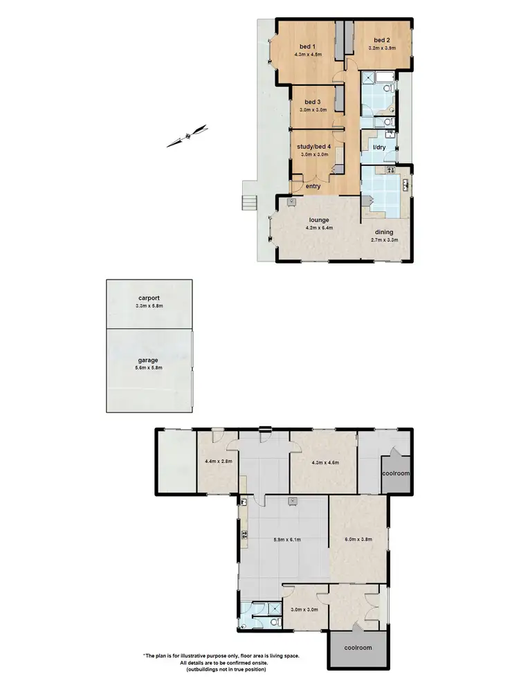 Floorplan of Homely house listing, 36 Barak Drive, Yarra Junction VIC 3797