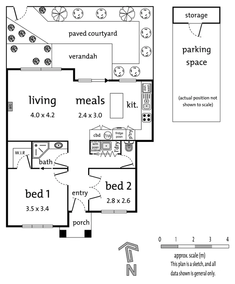 Floorplan of Homely apartment listing, 5/1 Bellevue Avenue, Doncaster East VIC 3109